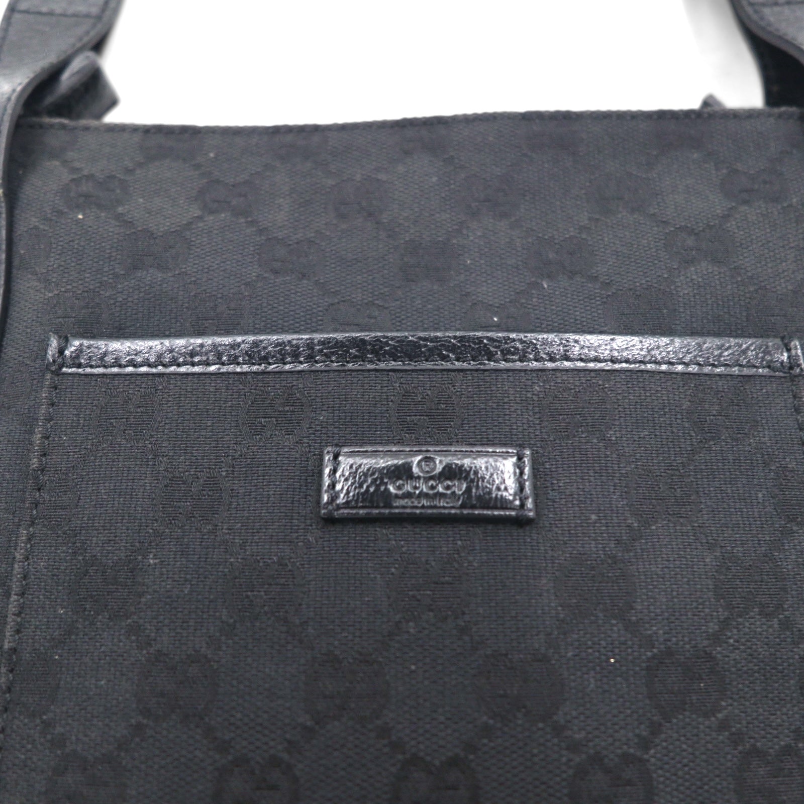 GUCCI GG Supreme Borsa a Spalla in Tela Nera Pelle 122793 467891 Made in Italy