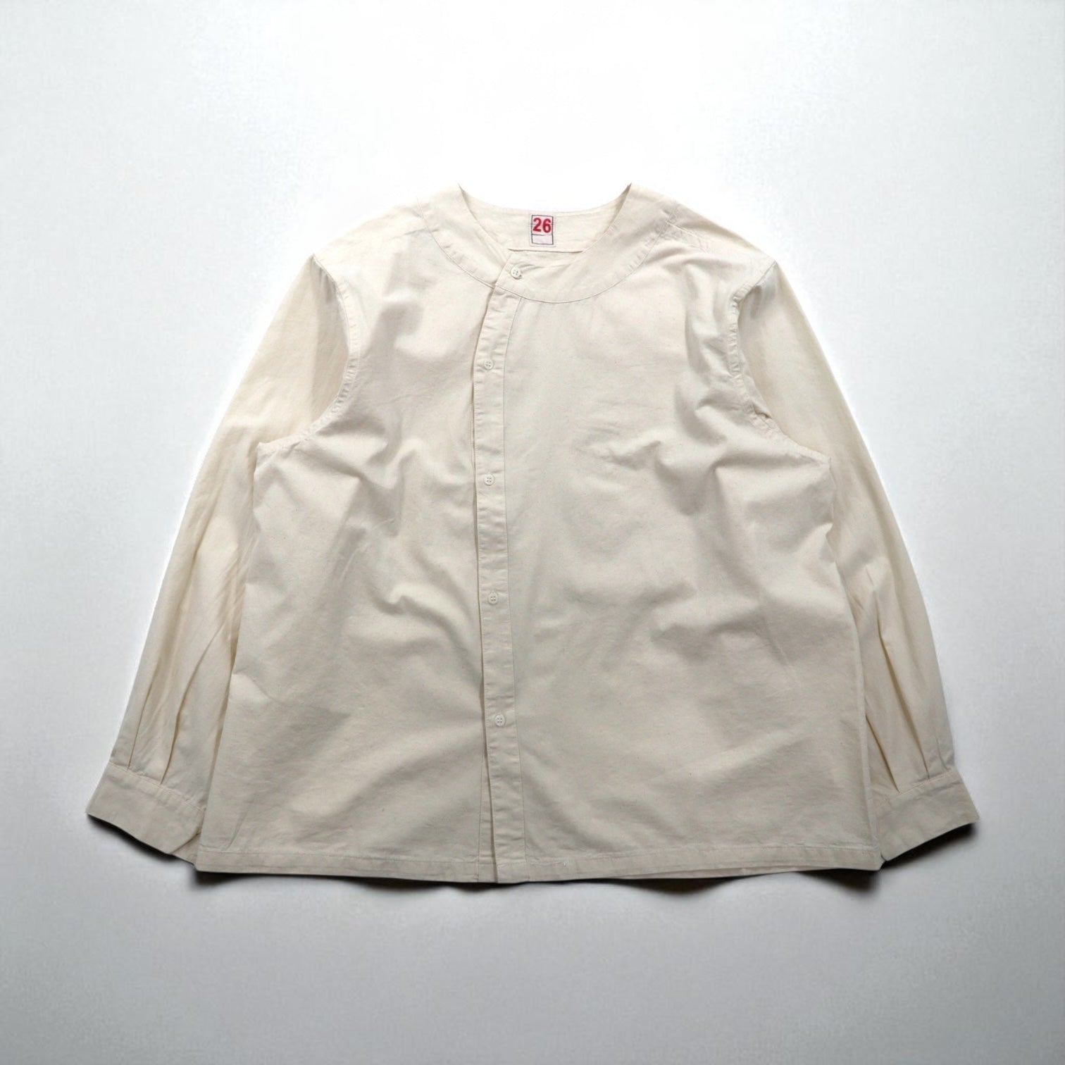 French Farmers Shirt フランス ファーマーズシャツ XL ホワイト 生成り コットン 未使用品 レプリカ