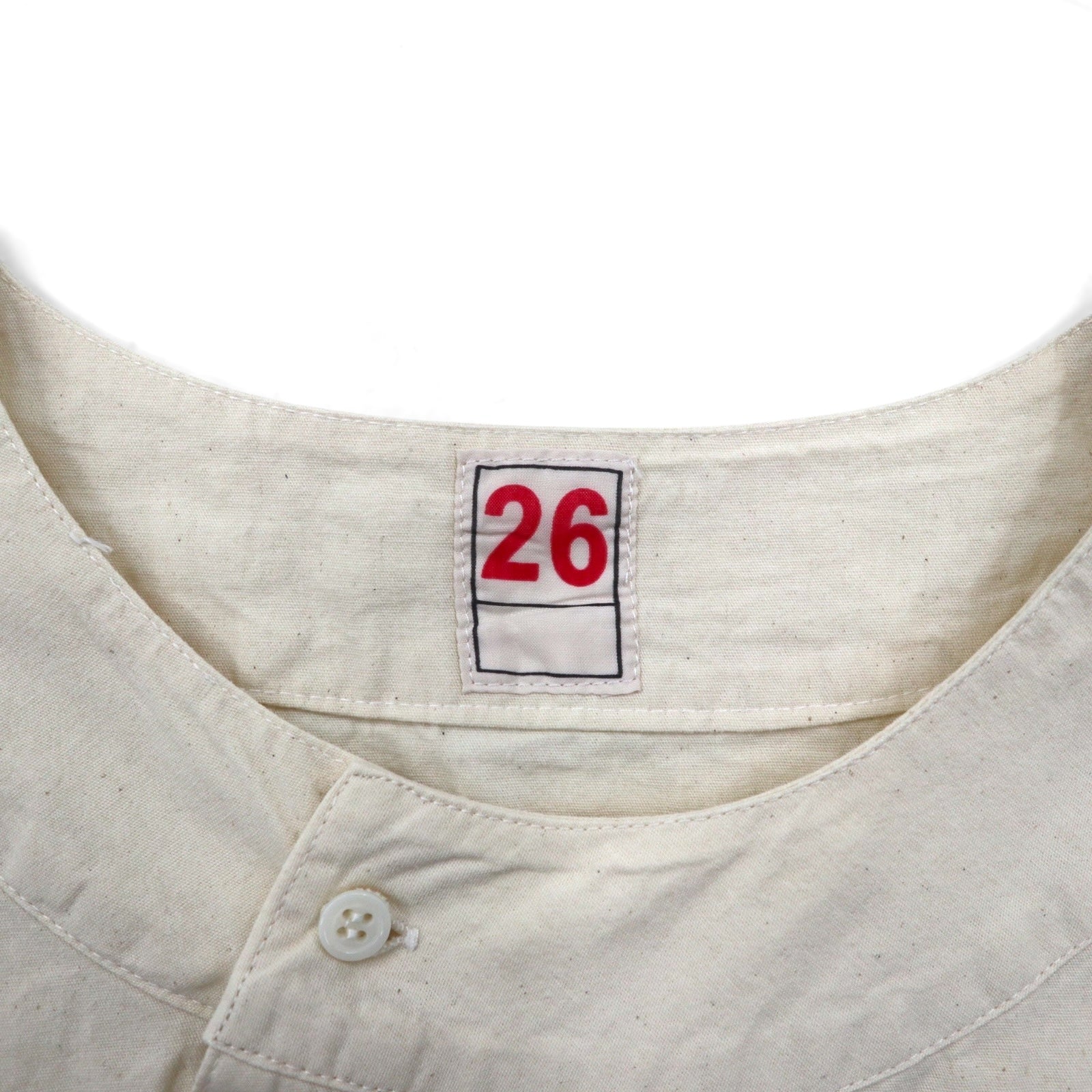 French Farmers Shirt フランス ファーマーズシャツ XL ホワイト 生成り コットン 未使用品 レプリカ