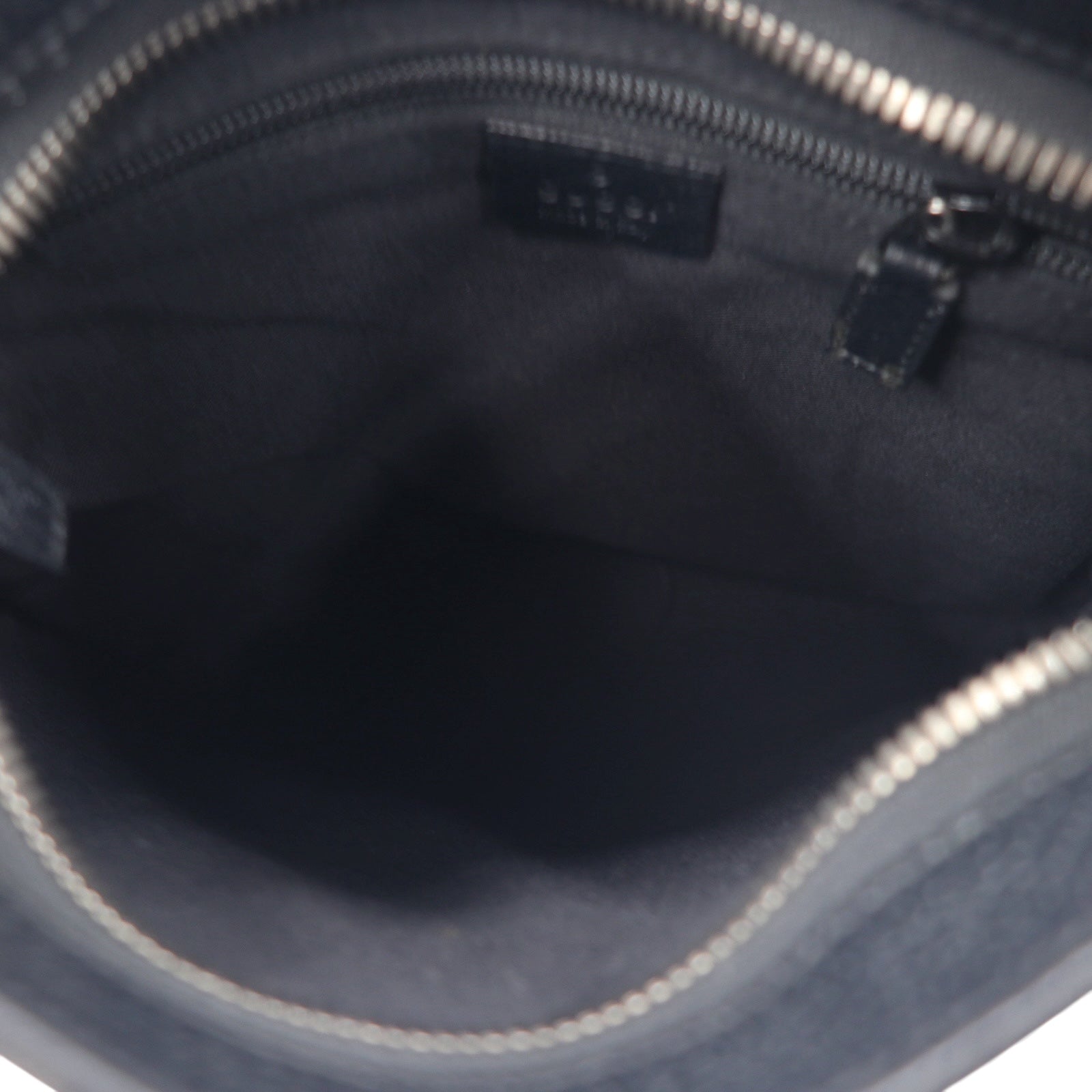 GUCCI GG Supreme Borsa a Spalla in Tela Nera Pelle 122793 467891 Made in Italy