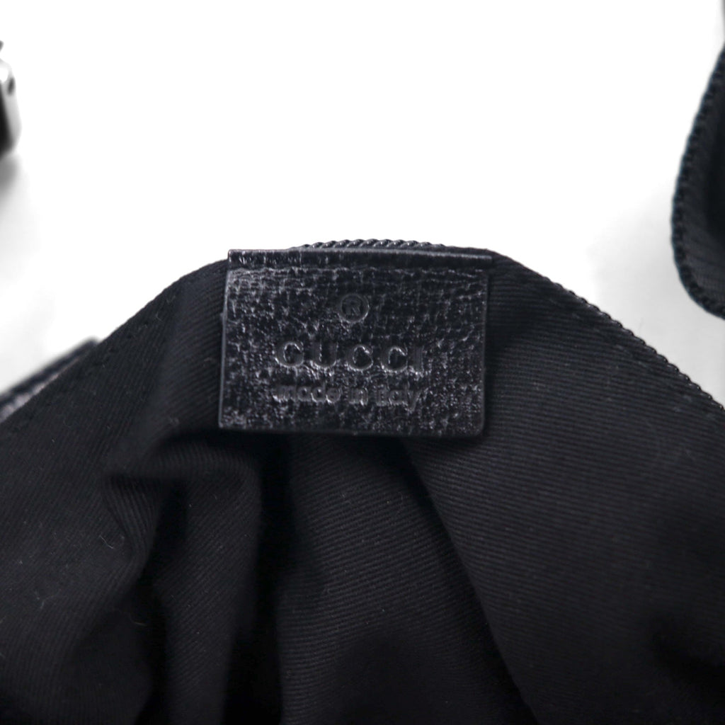 GUCCI GG Supreme Borsa a Spalla in Tela Nera Pelle 122793 467891 Made in Italy