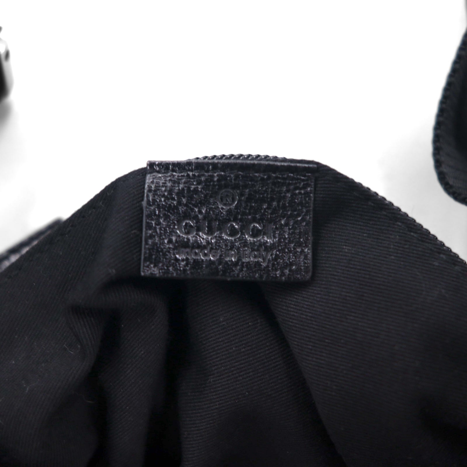 GUCCI GG Supreme Borsa a Spalla in Tela Nera Pelle 122793 467891 Made in Italy