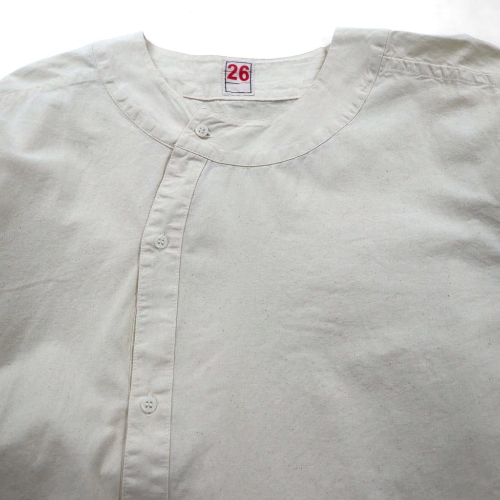 French Farmers Shirt フランス ファーマーズシャツ XL ホワイト 生成り コットン 未使用品 レプリカ