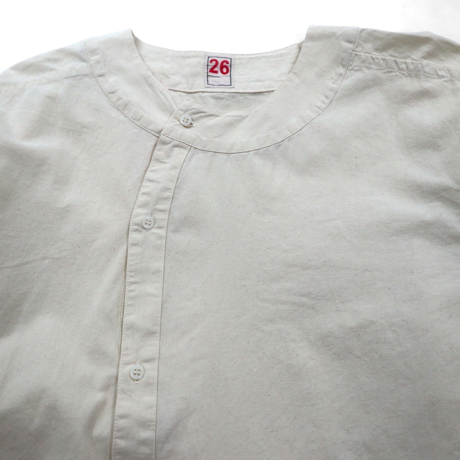 French Farmers Shirt フランス ファーマーズシャツ XL ホワイト 生成り コットン 未使用品 レプリカ