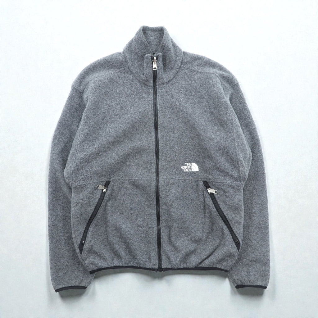 THE NORTH FACE 90年代 フルジップ フリースジャケット M グレー ベンチレーション
