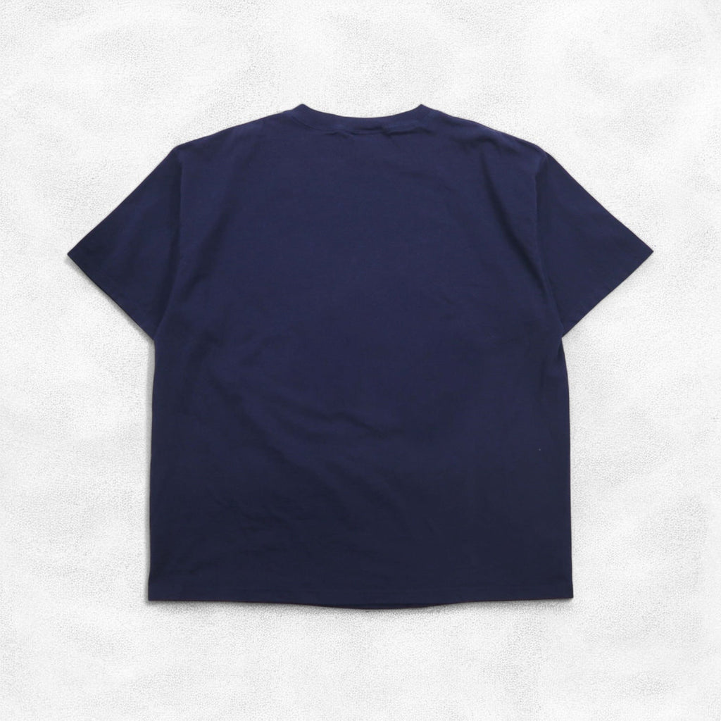 Walt Disney World anni '90, Made in USA, T-shirt Disney Paperino 2XL, blu navy, stampa personaggi ANIMAL KINGDOM