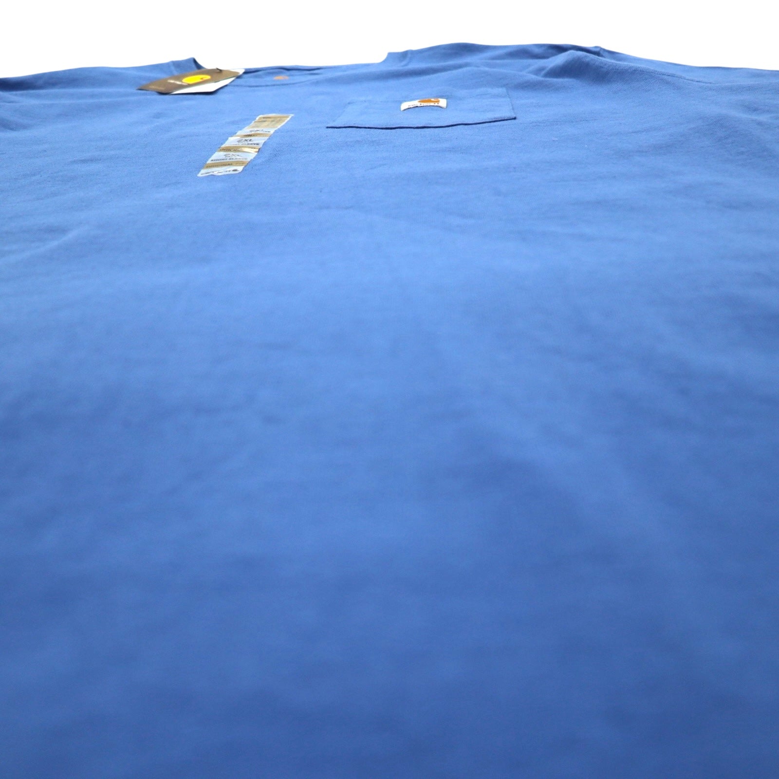 Carhartt T-Shirt Tasca Original Fit 2XL Blu Cotone K87 Nuovo