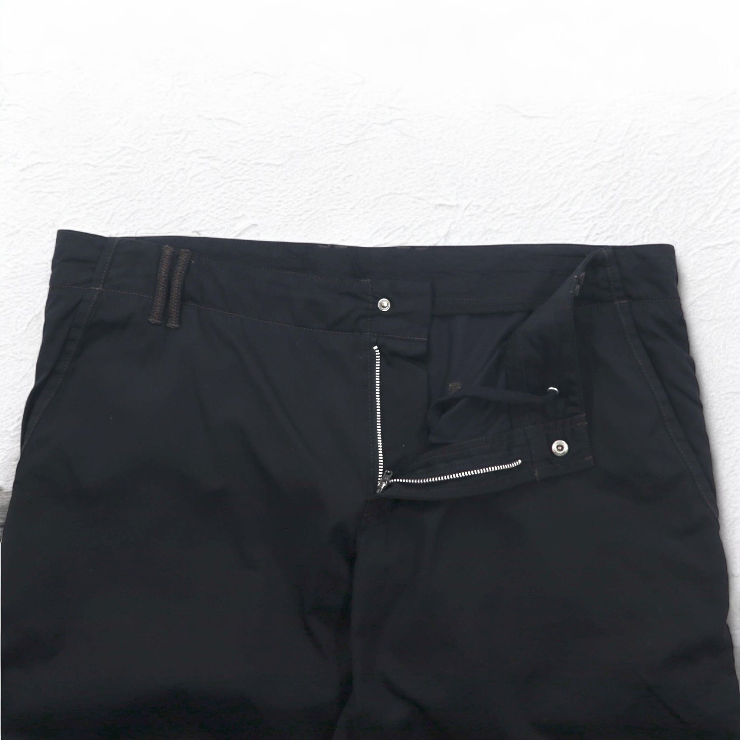 HUGO BOSS ルーマニア製 ワイド イージーパンツ 2XL ブラック ナイロン HORST