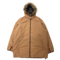 VAN -JAC- Soprabito con cappuccio L Beige Nylon Cotone Cappuccio staccabile Doppia zip