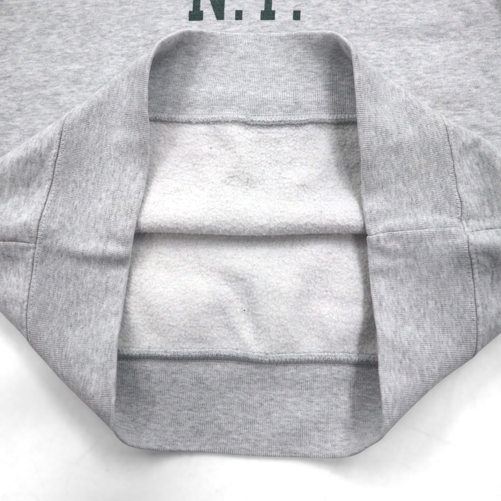 Vintage Sweatshirt NEW YORK 染み込み プリント スウェット トレーナー M グレー コットン