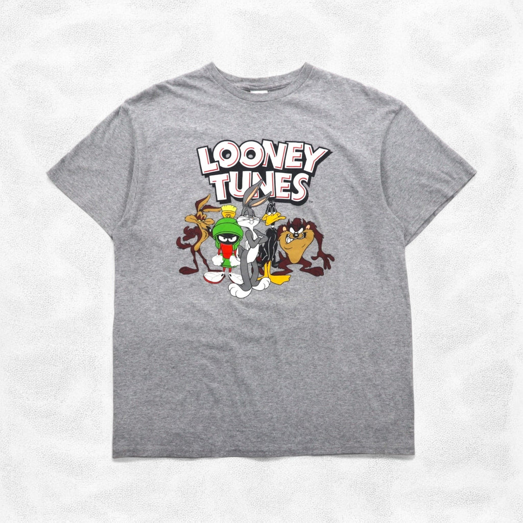 LOONEY TUNES ルーニー・テューンズ T-shirt L Grigio Stampa personaggi DELTA PRO WEIGHT