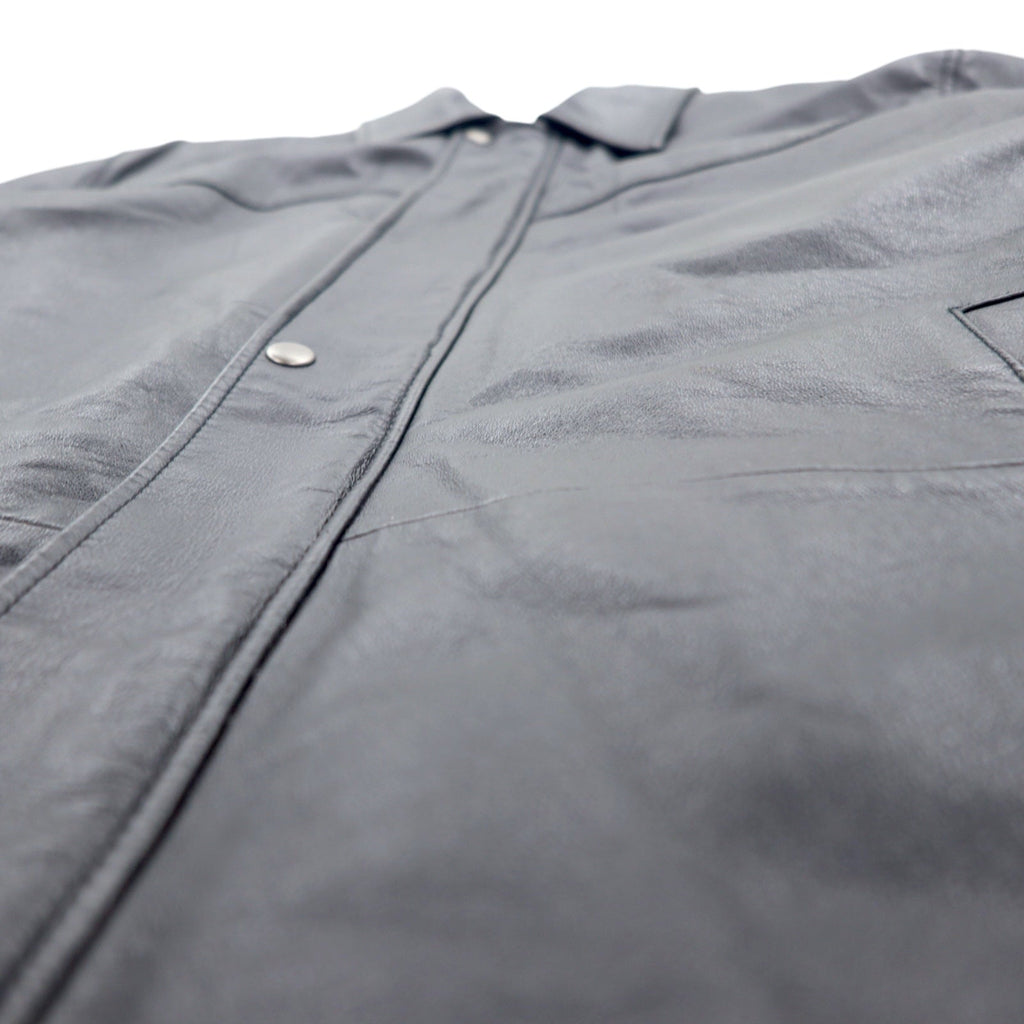 RETREAT レザー カーコート Thinsulate INSULATION 中綿 ジャケット L ブラック レザー ライナー着脱式