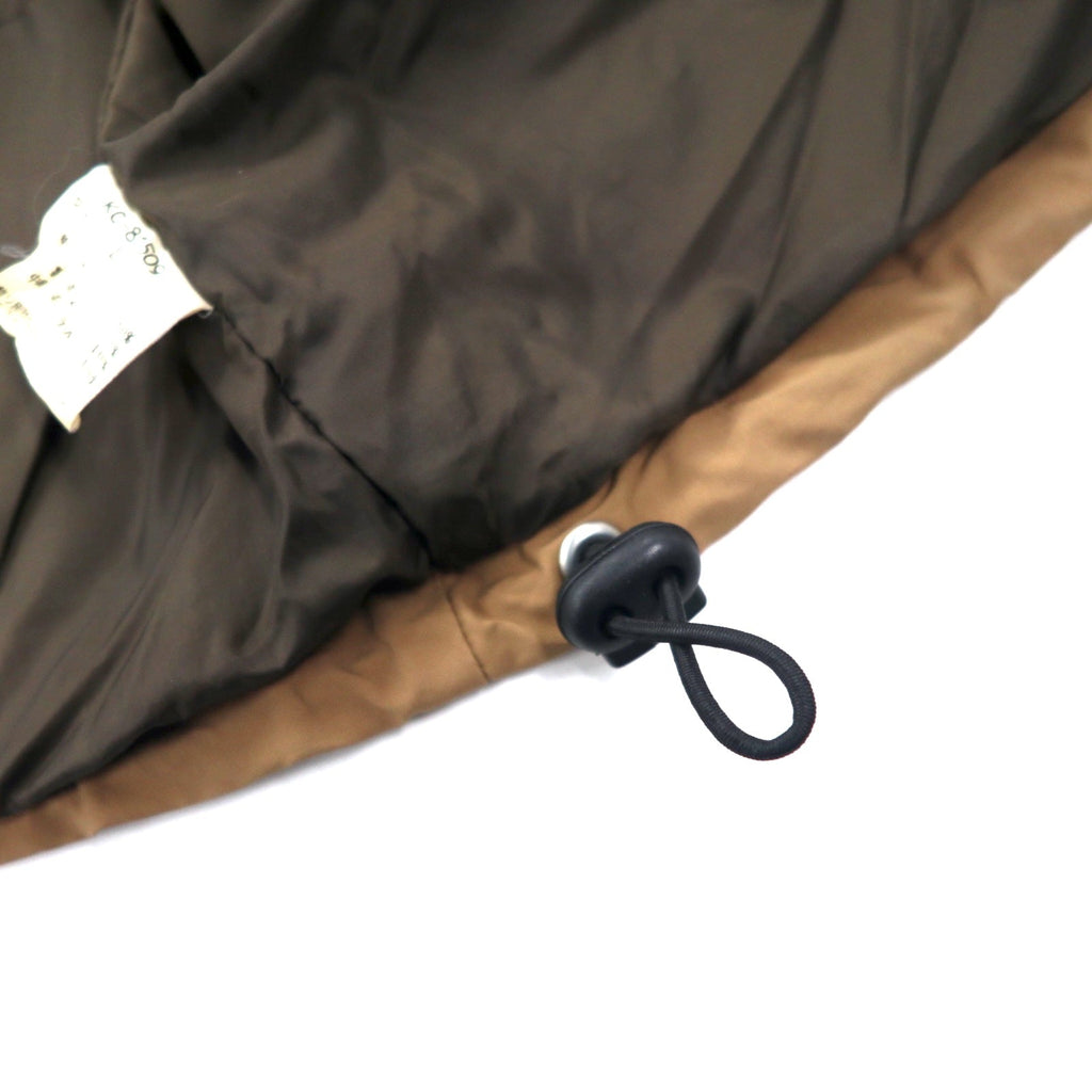 VAN -JAC- Soprabito con cappuccio L Beige Nylon Cotone Cappuccio staccabile Doppia zip