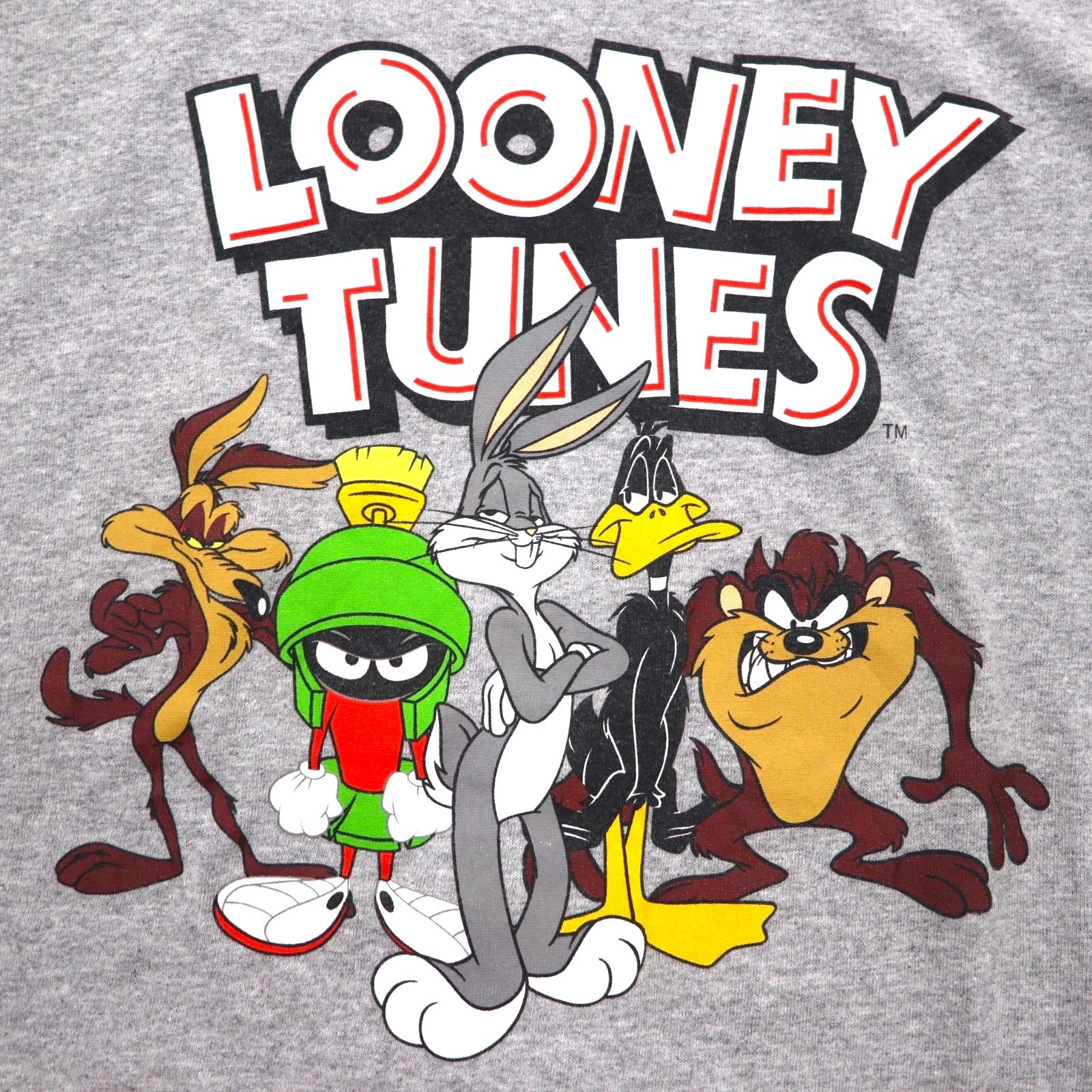 LOONEY TUNES ルーニー・テューンズ T-shirt L Grigio Stampa personaggi DELTA PRO WEIGHT