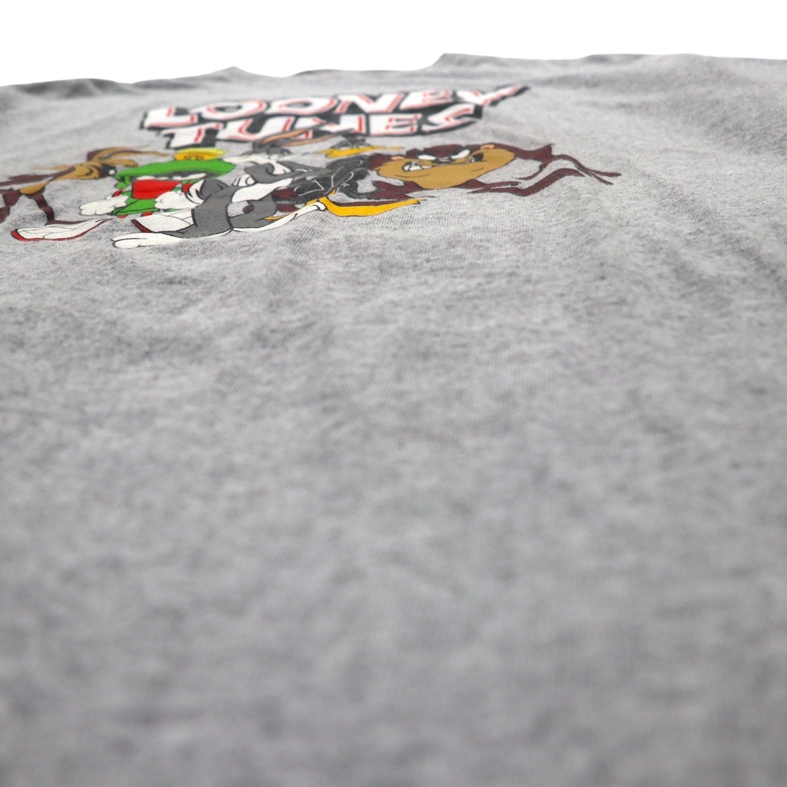 LOONEY TUNES ルーニー・テューンズ T-shirt L Grigio Stampa personaggi DELTA PRO WEIGHT