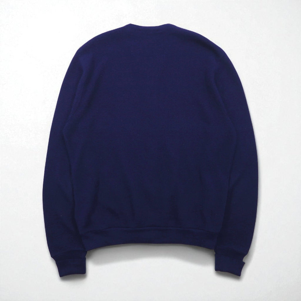 LACOSTE 70年代 ニット カーディガン L ネイビー アクリル IZOD 糸巻タグ ワンポイントロゴ