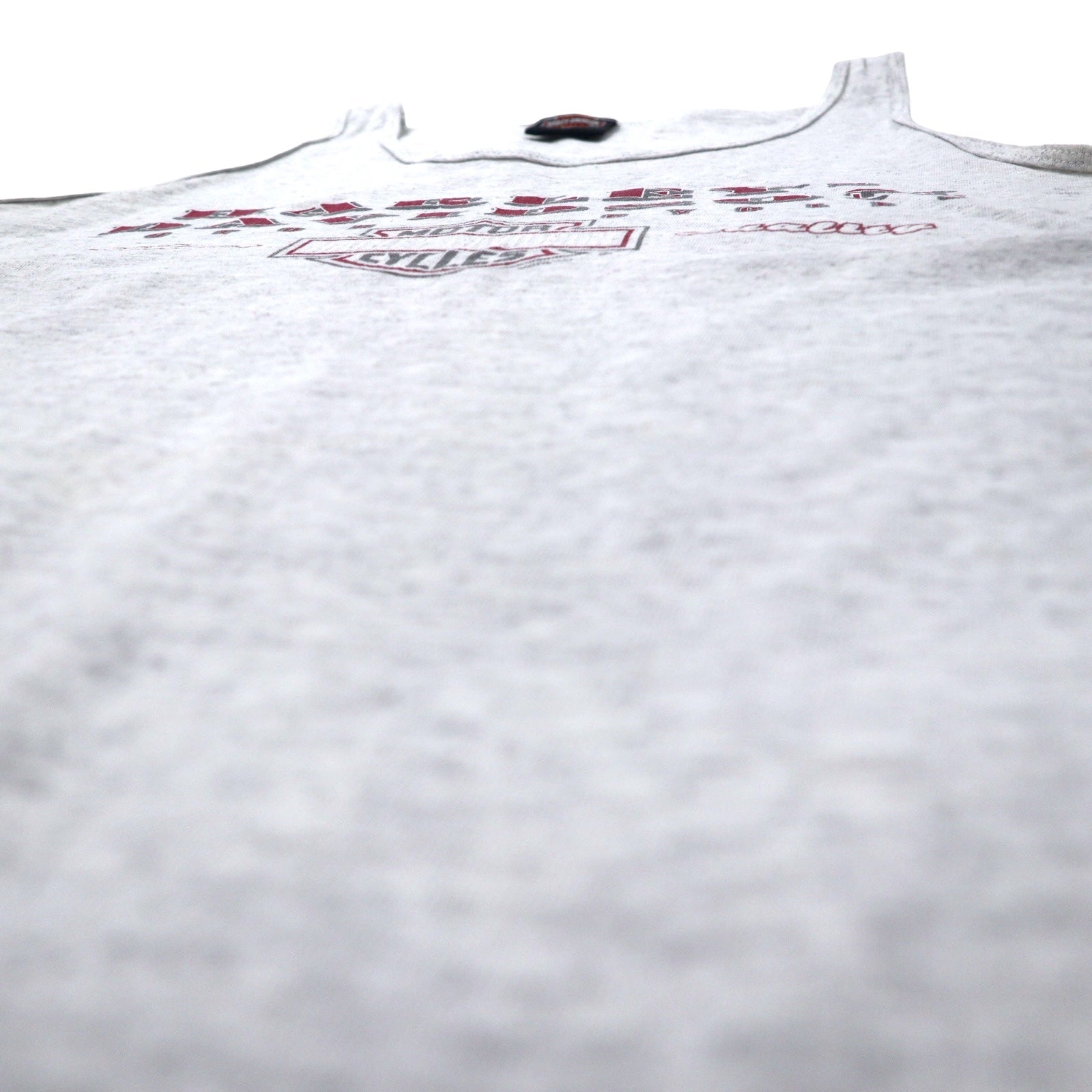 HARLEY DAVIDSON Canotta con stampa logo anni 2000 XL grigio cotone CALDWELL ID