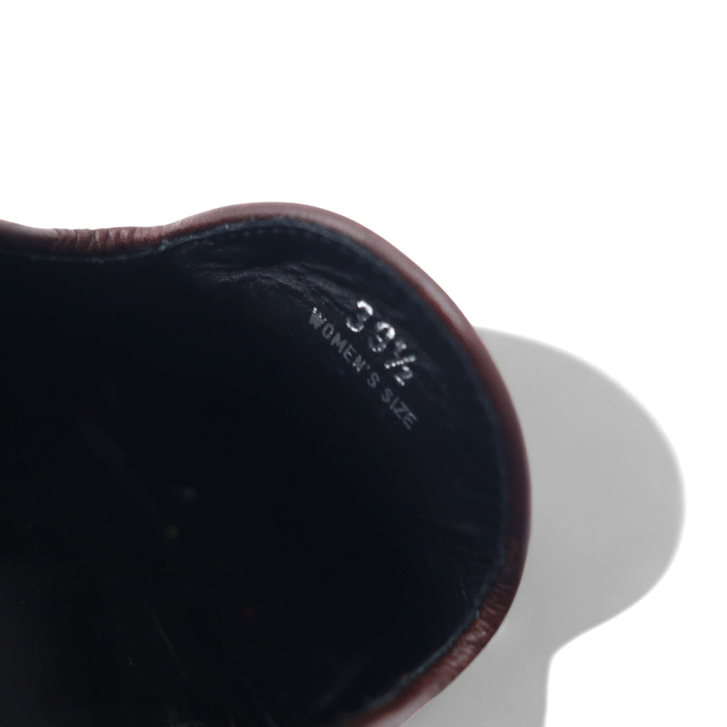 TOD'S Mocassini con nappine e plateau 24.5cm Marroni Pelle Made in Italy