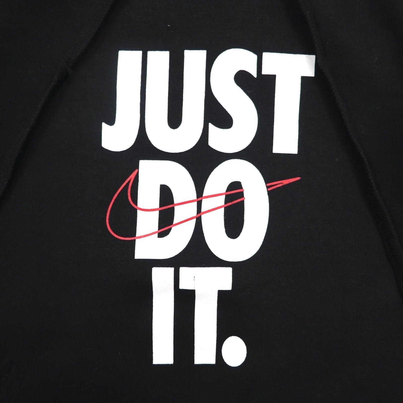 NIKE Felpa con cappuccio pullover M Nera JUST DO IT HOODIE 928717-451 Prodotto in Pakistan