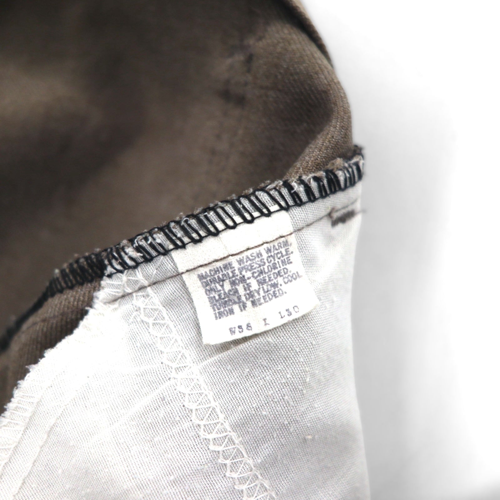Levi's 80年代 USA製 スタプレ STA-PREST ブーツカット フレア スラックス パンツ L ブラウン 10517 9125 センタープレス 42TALON 黒タグ