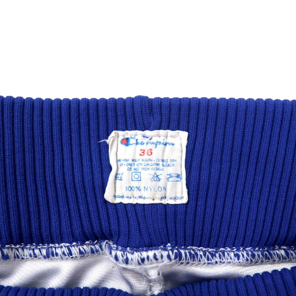Champion made in USA anni '80 pantaloncini da basket taglia 36 in nylon bianco