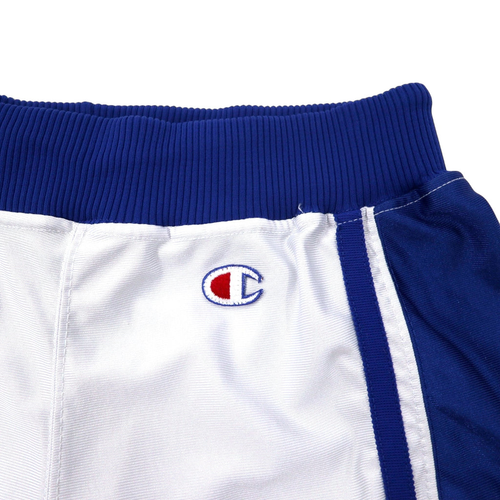 Champion made in USA anni '80 pantaloncini da basket taglia 36 in nylon bianco