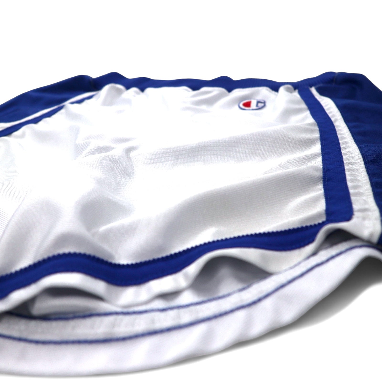 Champion made in USA anni '80 pantaloncini da basket taglia 36 in nylon bianco