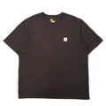 carhartt ポケット Tシャツ ポケT XL ブラウン コットン ORIGINAL FIT