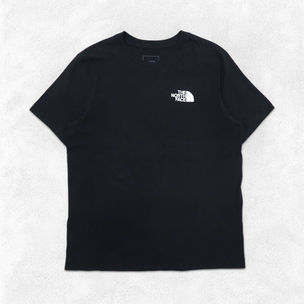 THE NORTH FACE バックロゴプリント Tシャツ L ブラック コットン US規格