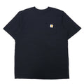 Carhartt T-shirt con taschino taglia L TALL nero in cotone ORIGINAL FIT
