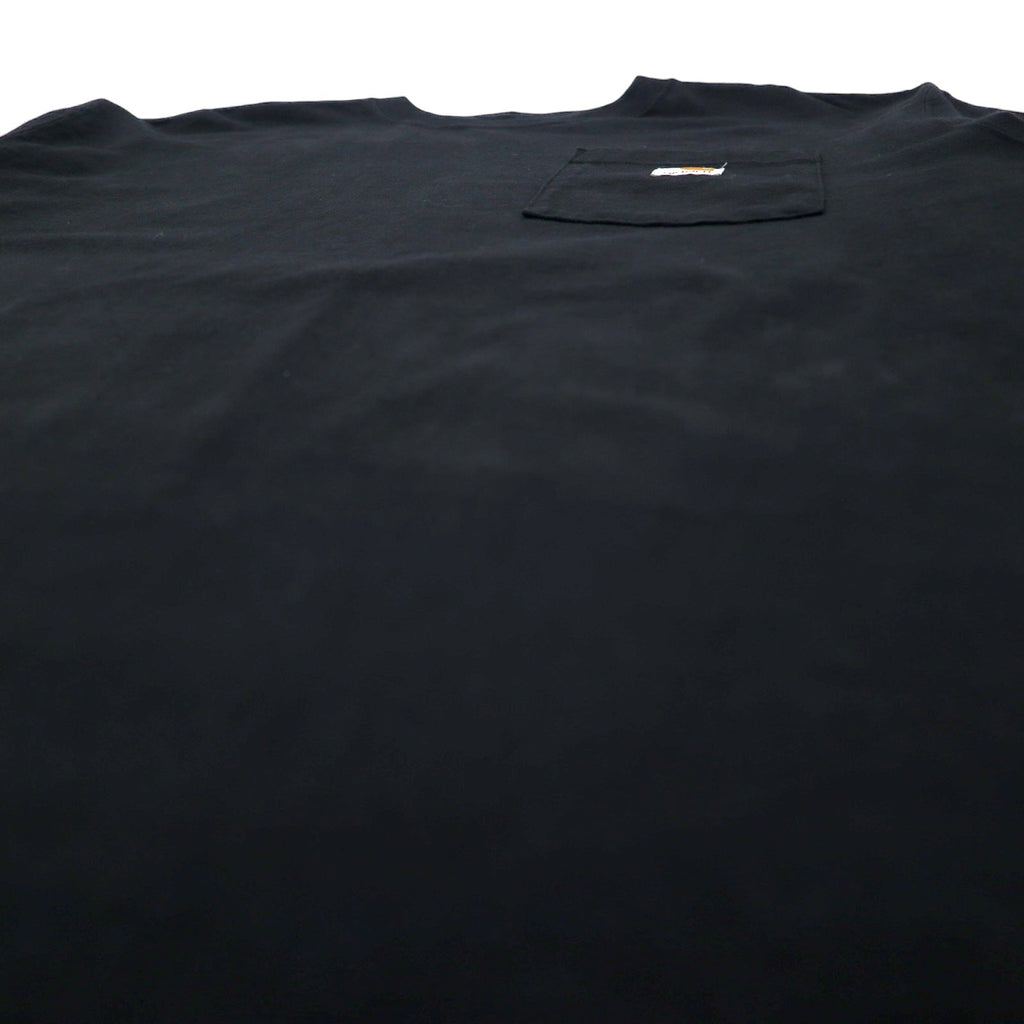 Carhartt T-shirt con taschino taglia L TALL nero in cotone ORIGINAL FIT