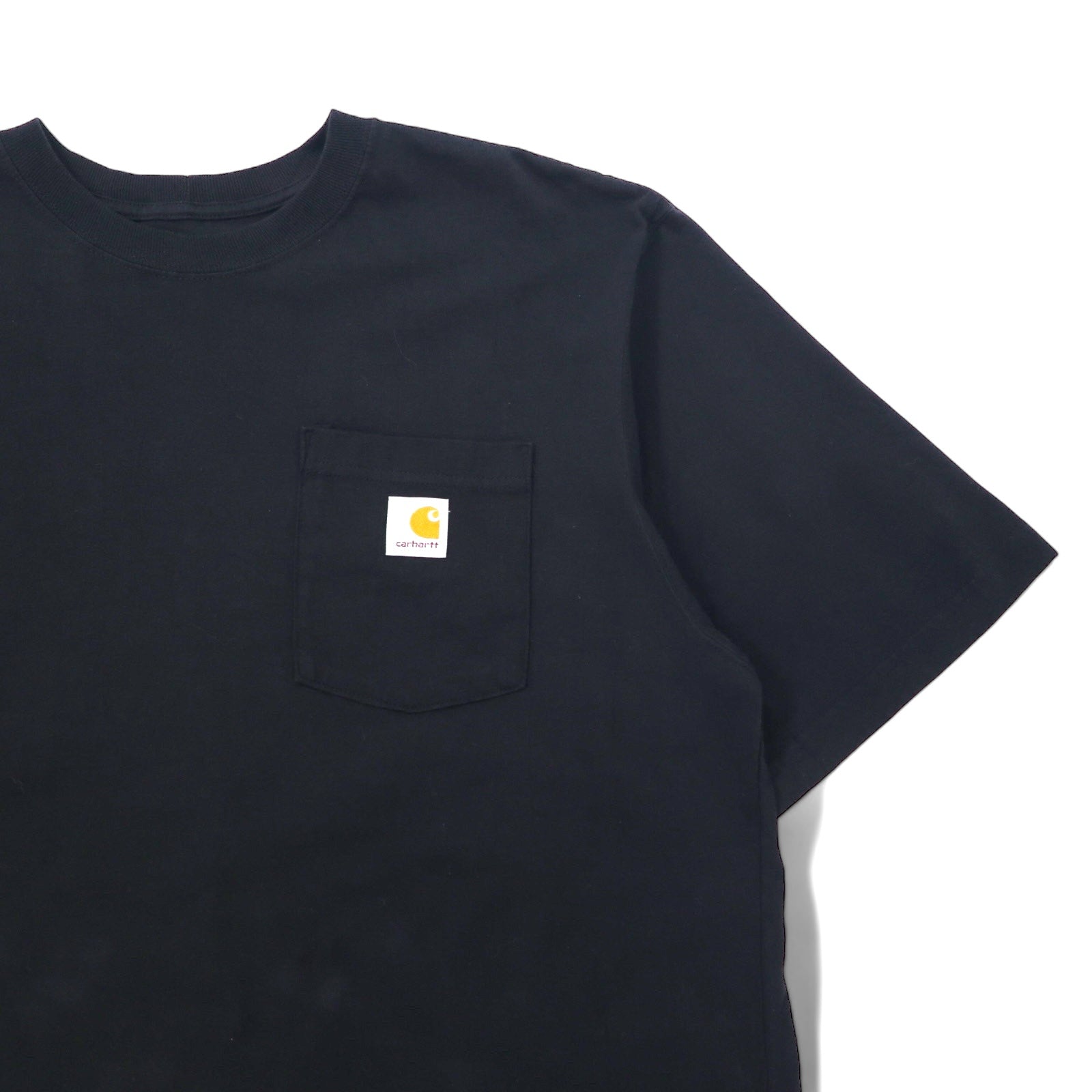 Carhartt T-shirt con taschino taglia L TALL nero in cotone ORIGINAL FIT