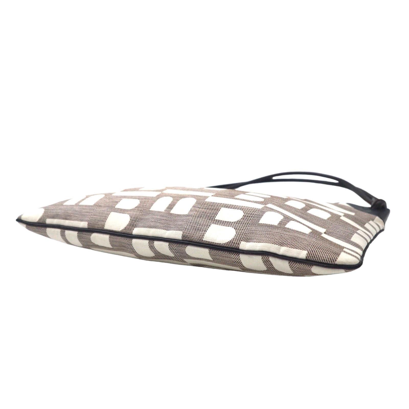 BALLY Borsa a tracolla in tela di pelle beige "B" BRIANA GBCK Made in Italy
