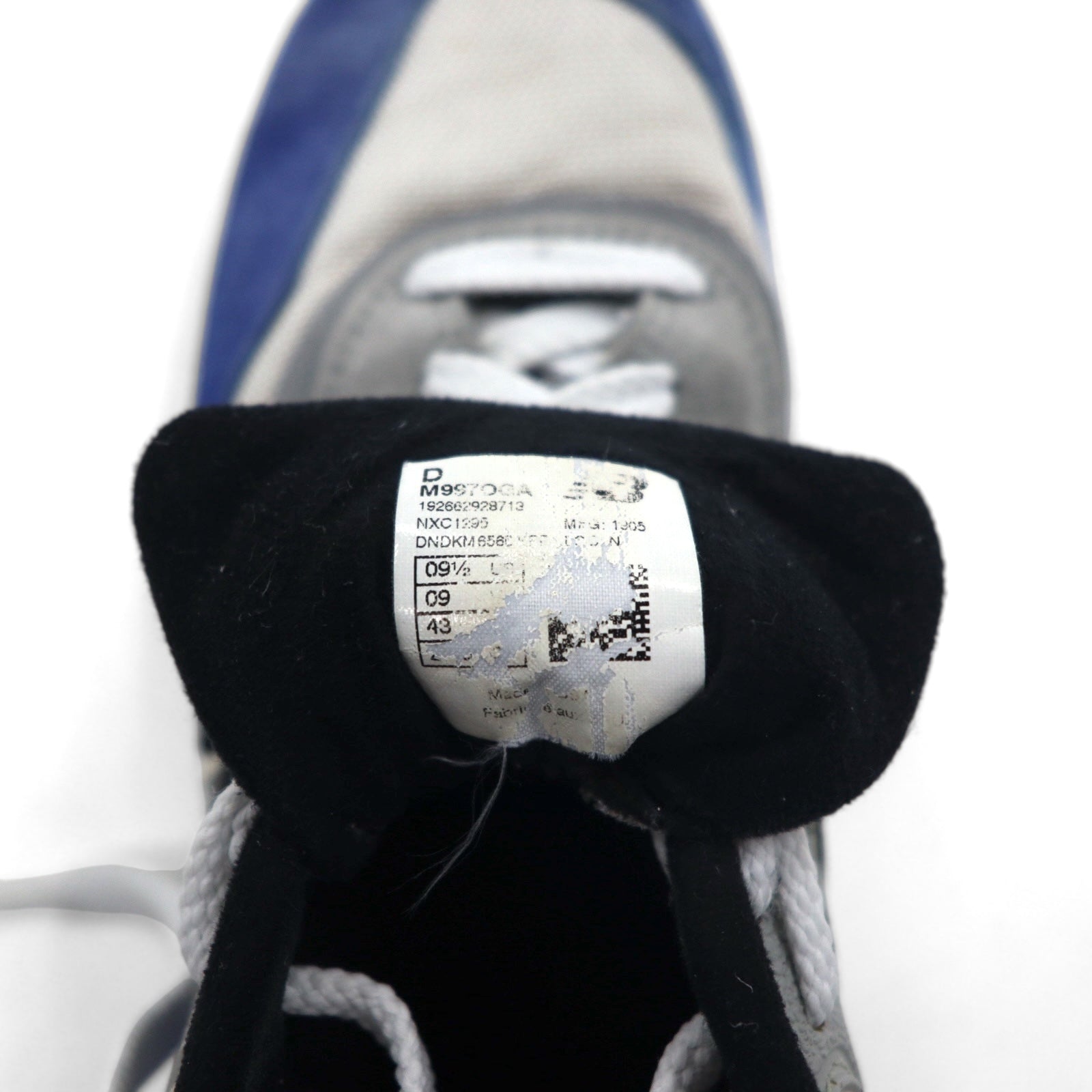 new balance Made in USA M997 OGA sneakers in suede 27.5cm blue grey leather mesh
