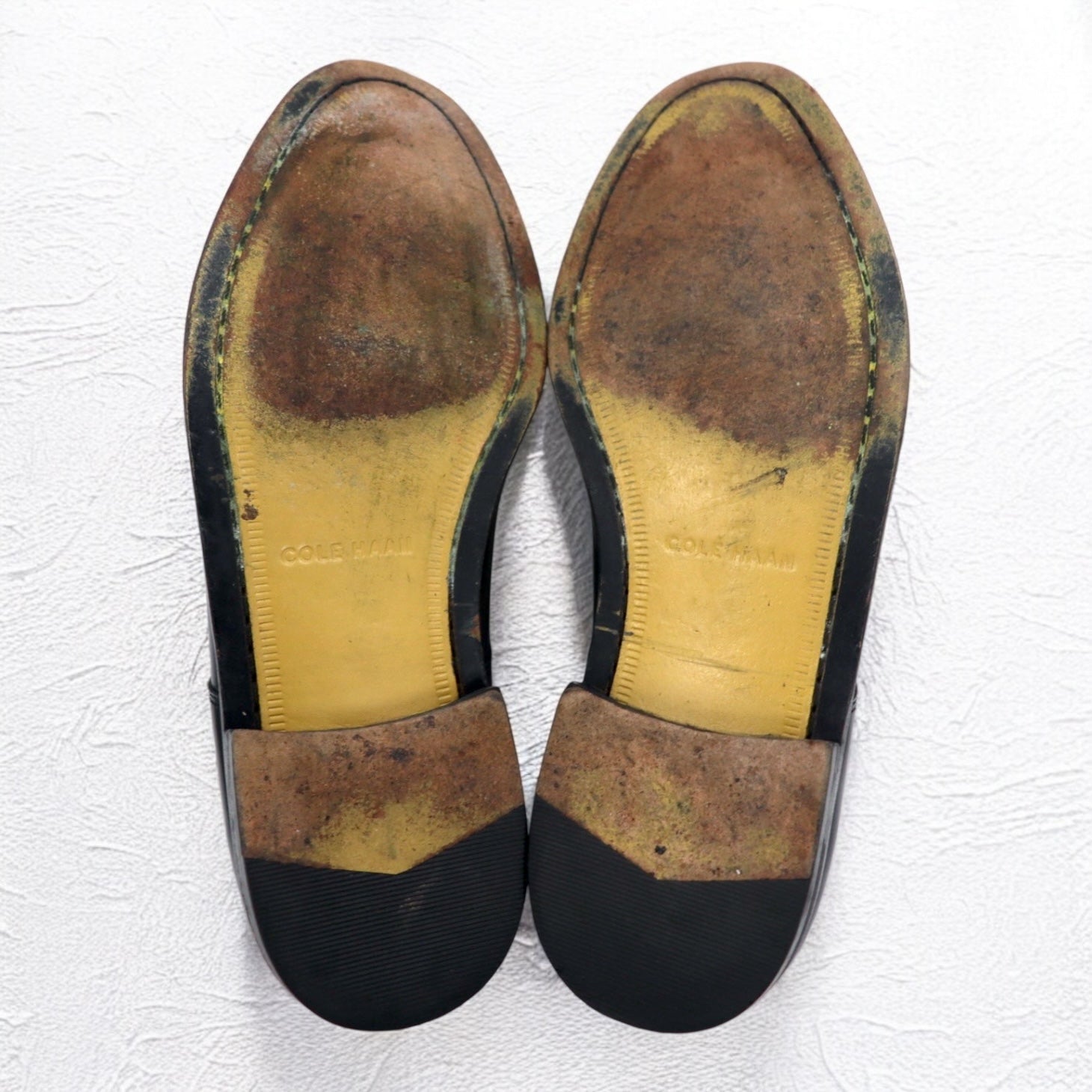 COLE HAAN Scarpe stringate eleganti con punta dritta 28.5cm nere in pelle CALDWELL 08330