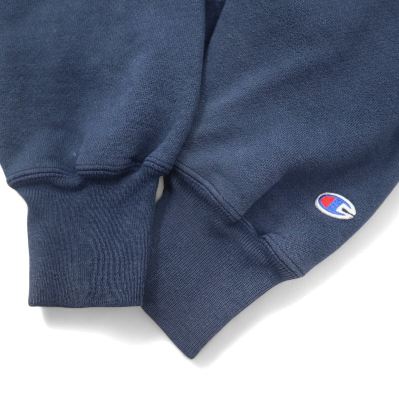 Champion PREMIUM Reverse Weave Felpa con cappuccio pullover M blu navy cotone WALPOLE BASKETBALL Prodotto a El Salvador
