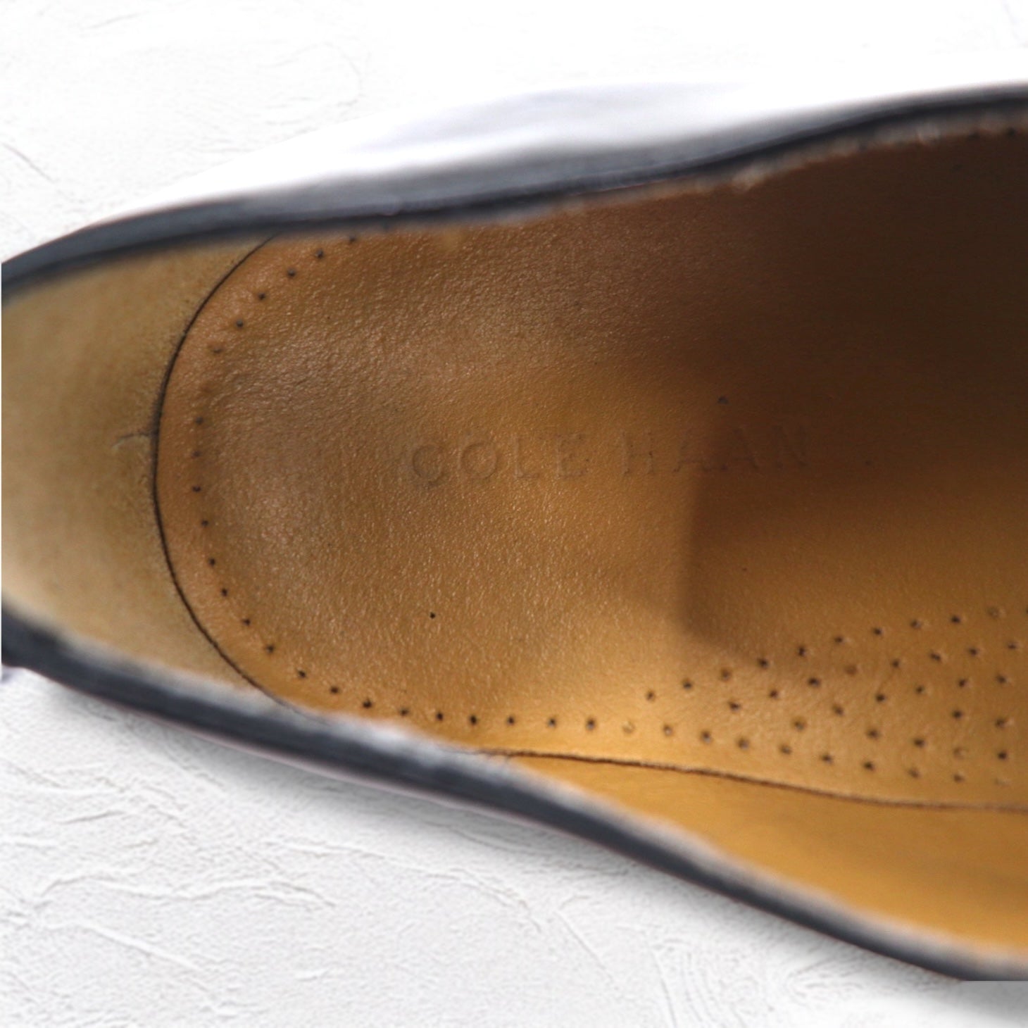 COLE HAAN Scarpe stringate eleganti con punta dritta 28.5cm nere in pelle CALDWELL 08330