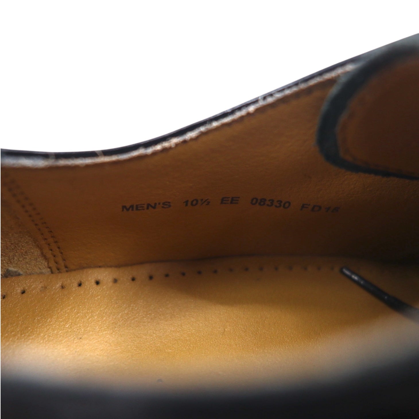 COLE HAAN Scarpe stringate eleganti con punta dritta 28.5cm nere in pelle CALDWELL 08330