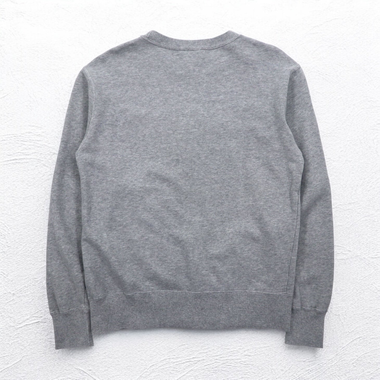 Felpa girocollo Champion M grigia in cotone con stampa logo C3-H004
