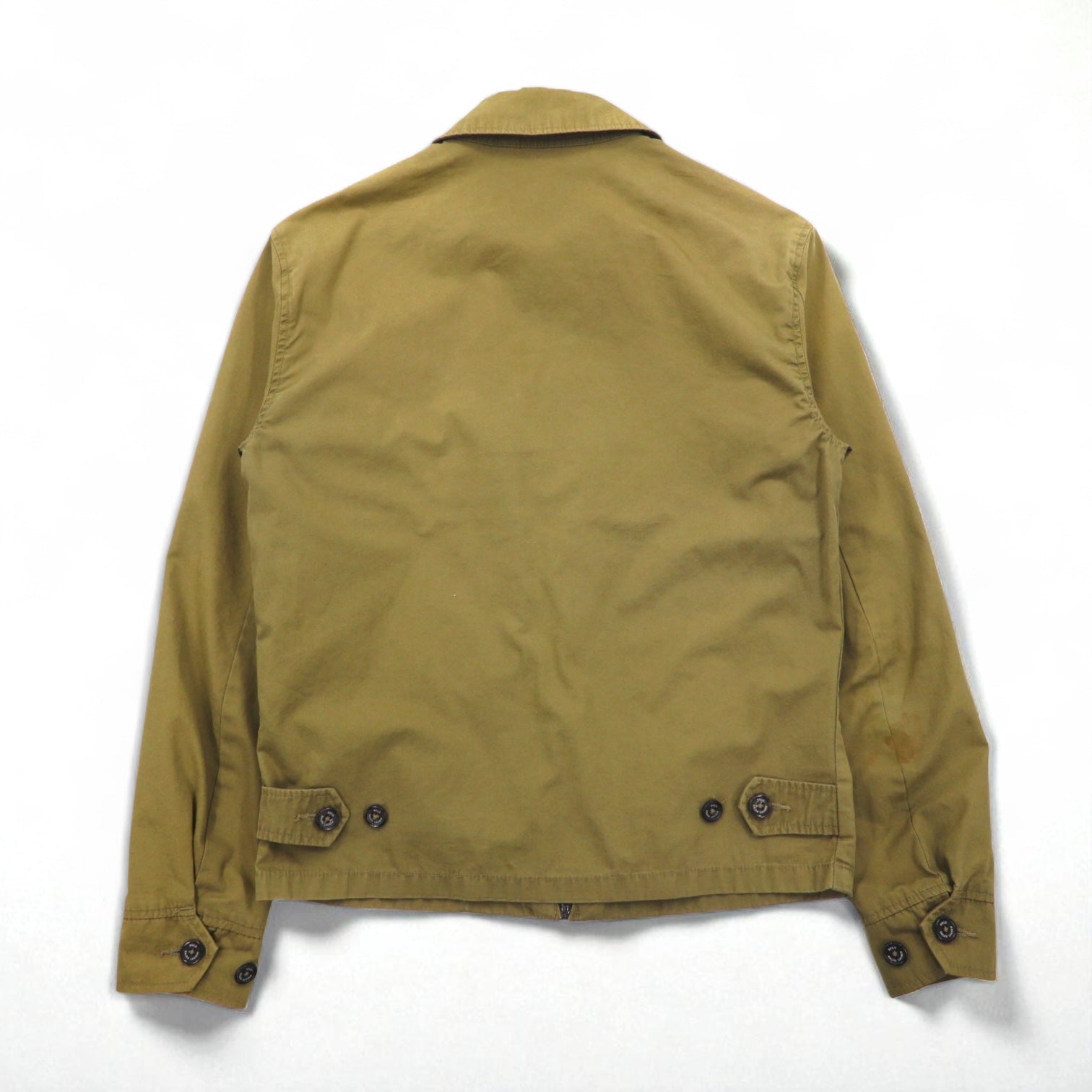 POLO RALPH LAUREN Giacca Harrington Swingtop M Cachi Cotone Cerniera TALON Ricamo piccolo pony