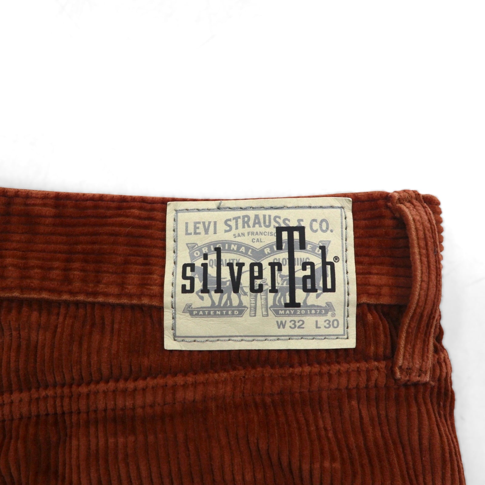 Levi's SILVER TAB ルーズフィット コーデュロイ カーゴパンツ M ブラウン LOOSE CARGOS BROWN CORDUROY ワイド A5666-0002