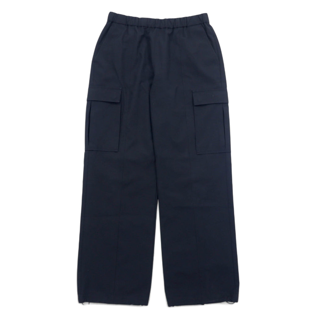 KIIT Pantalone Cargo Facile in Twill Ritorto L Nero Cupro Nylon STRONG TWIST TWILL EASY CARGO PANTS KII-P93-201