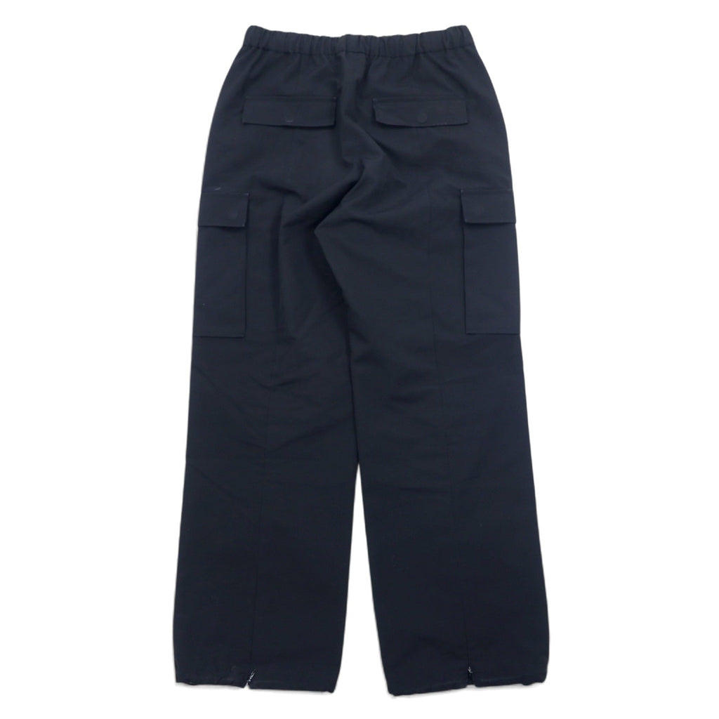 KIIT Pantalone Cargo Facile in Twill Ritorto L Nero Cupro Nylon STRONG TWIST TWILL EASY CARGO PANTS KII-P93-201