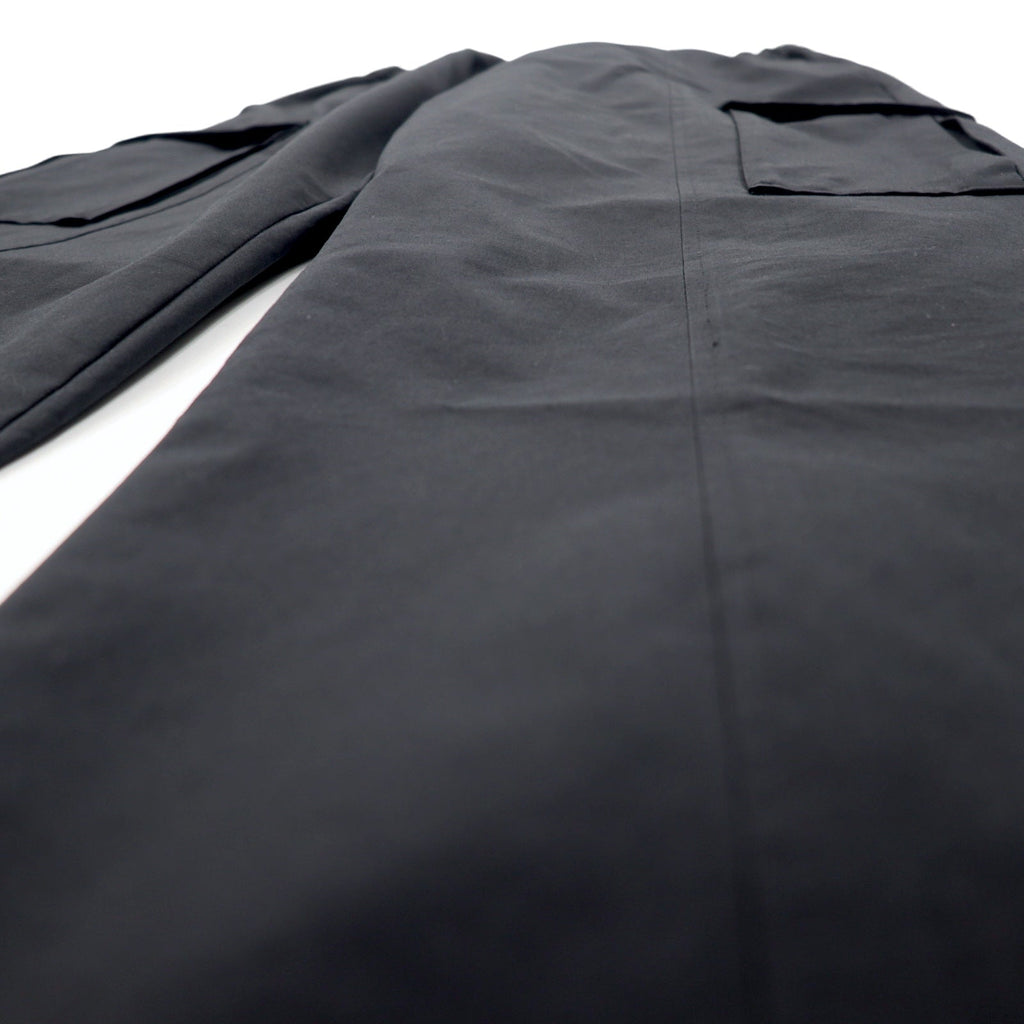 KIIT Pantalone Cargo Facile in Twill Ritorto L Nero Cupro Nylon STRONG TWIST TWILL EASY CARGO PANTS KII-P93-201
