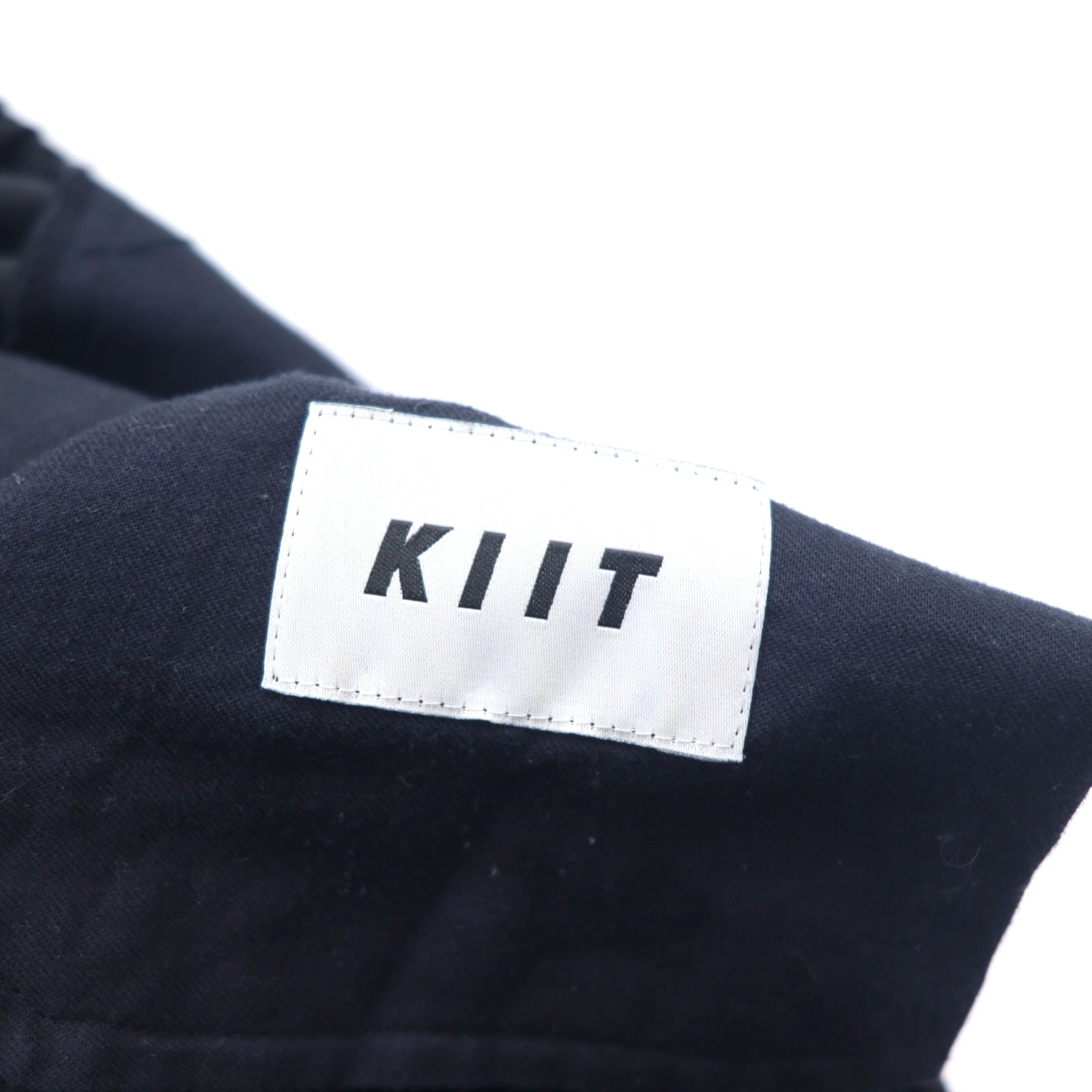 KIIT Pantalone Cargo Facile in Twill Ritorto L Nero Cupro Nylon STRONG TWIST TWILL EASY CARGO PANTS KII-P93-201