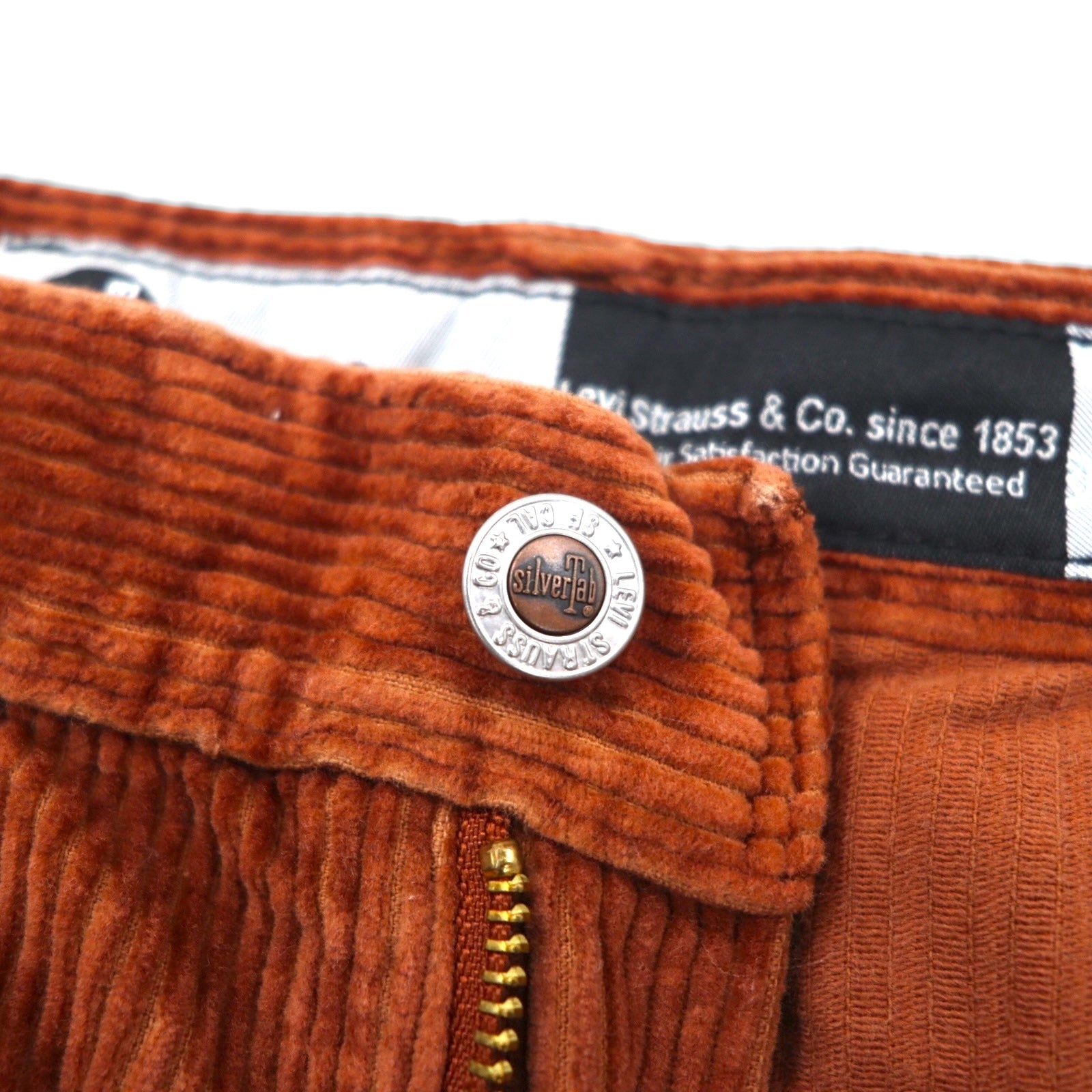 Levi's SILVER TAB ルーズフィット コーデュロイ カーゴパンツ M ブラウン LOOSE CARGOS BROWN CORDUROY ワイド A5666-0002
