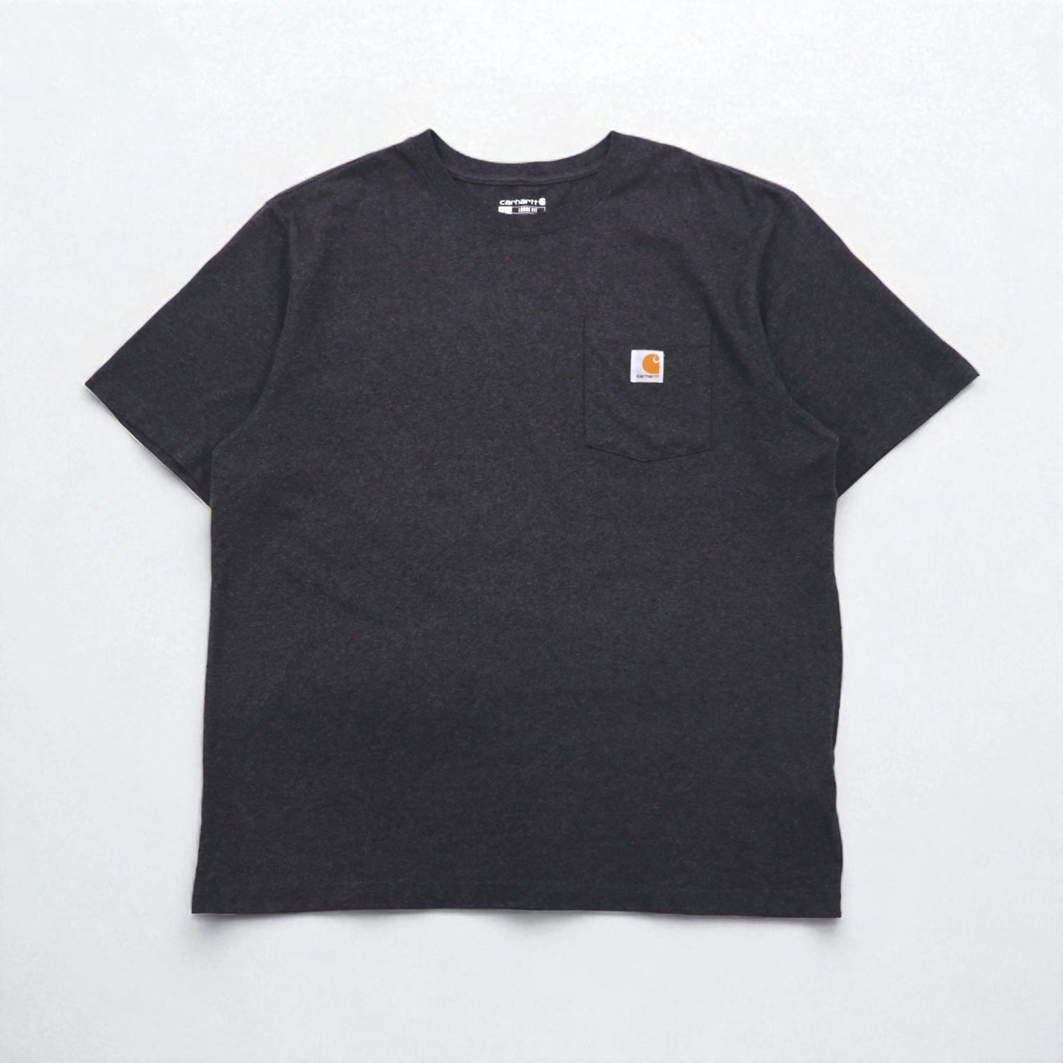 Carhartt T-shirt loose fit taschino K87 in cotone taglia L colore grigio