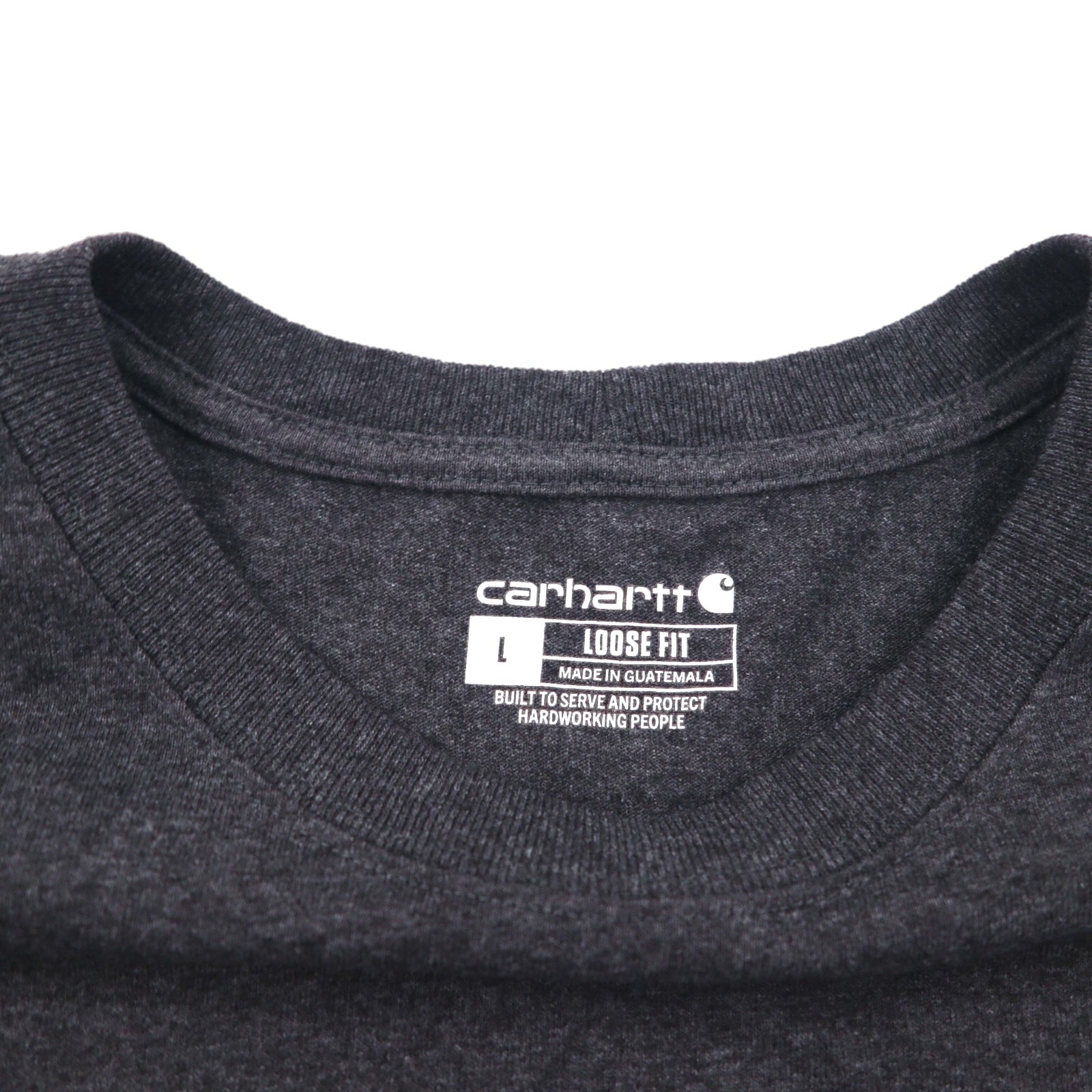 Carhartt T-shirt loose fit taschino K87 in cotone taglia L colore grigio