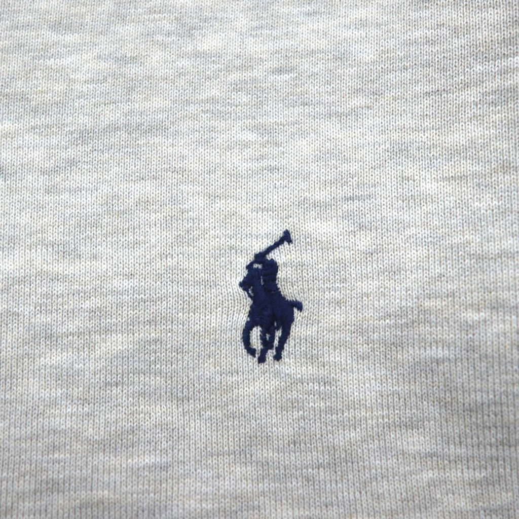 Polo Ralph Lauren 90年代 日本製 スウェット トレーナー L グレー コットン ダメージ加工