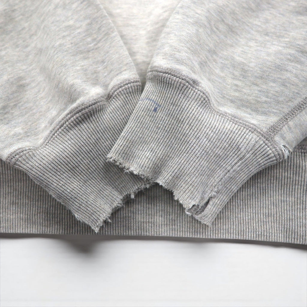 Polo Ralph Lauren 90年代 日本製 スウェット トレーナー L グレー コットン ダメージ加工
